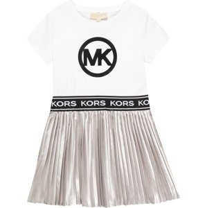 Michael Kors Kids Šaty černá / stříbrná / bílá