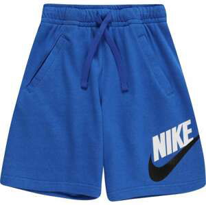 Nike Sportswear Kalhoty modrá / černá / bílá