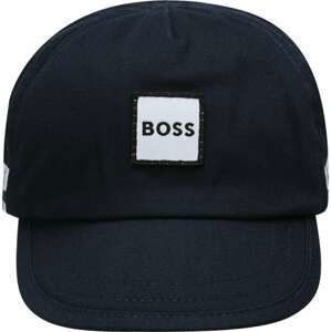 BOSS Kidswear Klobouk marine modrá / šedá