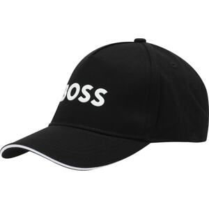 BOSS Kidswear Klobouk černá / bílá