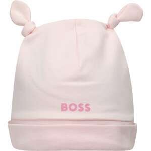 BOSS Kidswear Čepice pink / růžová