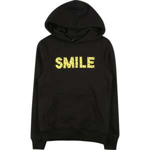 Mister Tee Mikina 'Smile Hoody' žlutá / černá