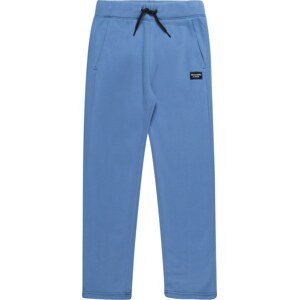 Abercrombie & Fitch Kalhoty kouřově modrá / černá / bílá