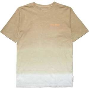 Marc O'Polo Junior Tričko světle hnědá / oranžová / barva bílé vlny
