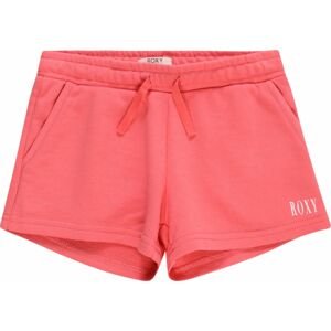 ROXY Sportovní kalhoty 'HAPPINESS FOREV' pink / bílá