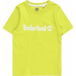 TIMBERLAND Tričko žlutá / bílá