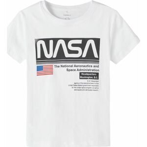 NAME IT Tričko 'JACUES NASA' modrá / červená / černá / bílá