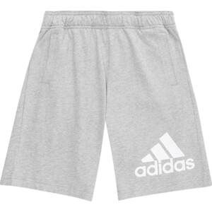 ADIDAS SPORTSWEAR Sportovní kalhoty šedá / bílá