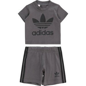 ADIDAS ORIGINALS Joggingová souprava tmavě šedá / černá