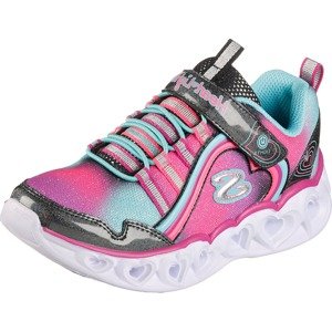 SKECHERS Tenisky mátová / fialová / pink / černá / stříbrná