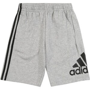 ADIDAS PERFORMANCE Sportovní kalhoty světle šedá / černá