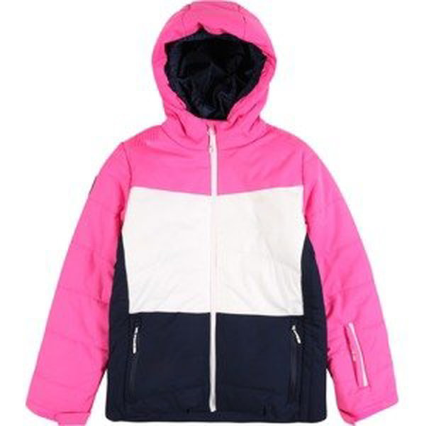 4F Outdoorová bunda námořnická modř / pink / bílá