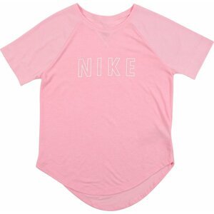 NIKE Funkční tričko 'Trophy' světle růžová / bílá