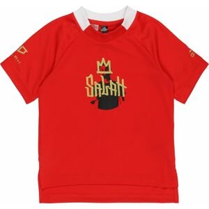 ADIDAS PERFORMANCE Funkční tričko zlatá / červená / černá