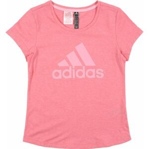 ADIDAS PERFORMANCE Funkční tričko pink / světle růžová