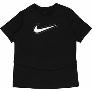 NIKE Funkční tričko 'Trophy' černá / bílá