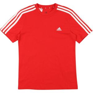 ADIDAS SPORTSWEAR Funkční tričko světle červená / bílá