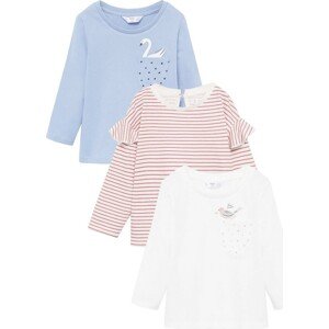 MANGO KIDS Tričko 'Marinap-i' modrá / pink / bílá