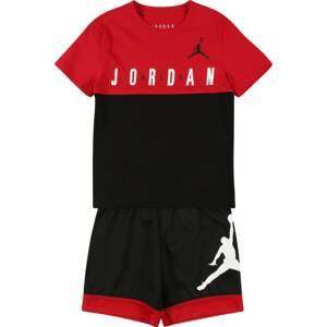 Jordan Tepláková souprava červená / černá / bílá