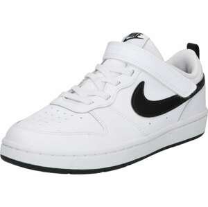 Nike Sportswear Tenisky 'Court Borough Low 2' černá / bílá