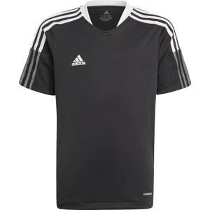 ADIDAS PERFORMANCE Funkční tričko 'Tiro 21' černá / bílá