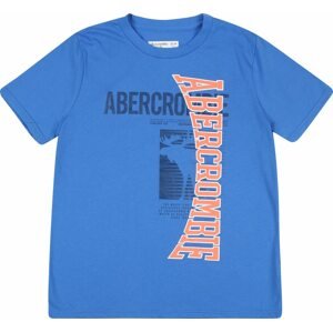 Abercrombie & Fitch Tričko námořnická modř / královská modrá / korálová / bílá
