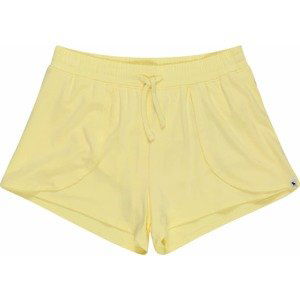Abercrombie & Fitch Kalhoty světle žlutá