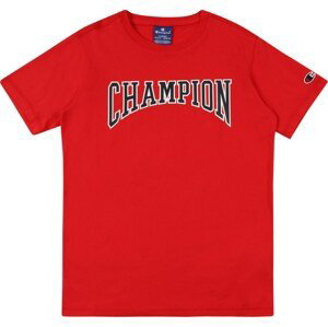 Champion Authentic Athletic Apparel Tričko červená / černá / bílá