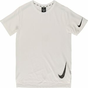 NIKE Funkční tričko 'Instacool' černá / bílá
