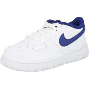 Nike Sportswear Tenisky 'Force 1' královská modrá / bílá