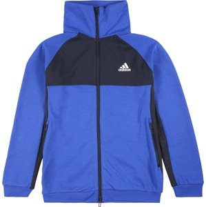 ADIDAS PERFORMANCE Sportovní mikina královská modrá / černá / bílá