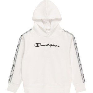 Champion Authentic Athletic Apparel Mikina černá / bílá