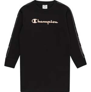 Champion Authentic Athletic Apparel Šaty broskvová / černá