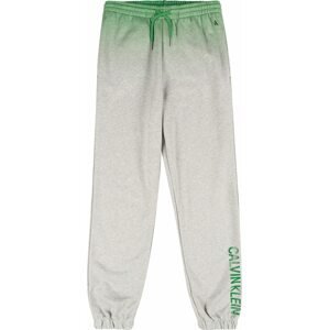 Calvin Klein Jeans Kalhoty šedá / zelená