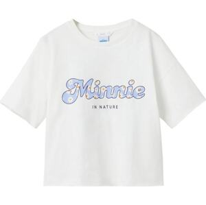 MANGO KIDS Tričko 'MNATURE' námořnická modř / světlemodrá / zlatě žlutá / offwhite