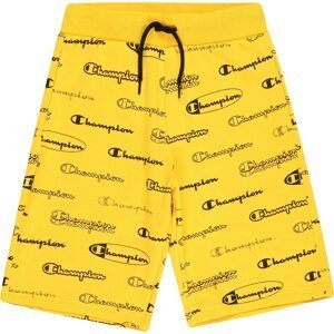 Champion Authentic Athletic Apparel Kalhoty námořnická modř / žlutá