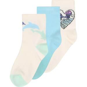 GAP Ponožky aqua modrá / mátová / fialová / černá / bílá