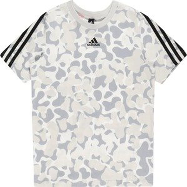 ADIDAS SPORTSWEAR Funkční tričko krémová / šedá / černá / bílá