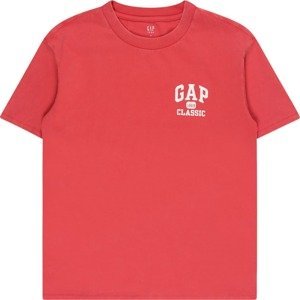 GAP Tričko červená / bílá