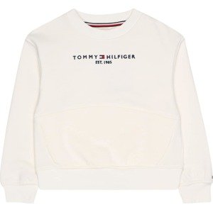 TOMMY HILFIGER Mikina námořnická modř / ohnivá červená / bílá