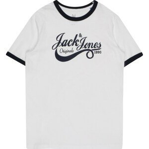 Jack & Jones Junior Tričko 'MESSI' černá / bílá