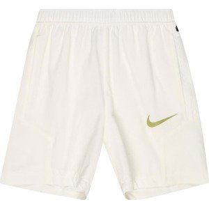 NIKE Sportovní kalhoty světle zelená / bílá