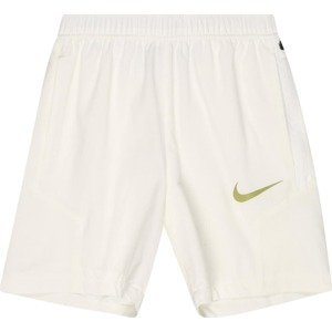 NIKE Sportovní kalhoty světle zelená / bílá