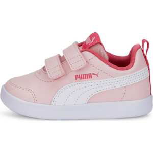 PUMA Tenisky 'Courtflex V2' růžová / malinová / bílá