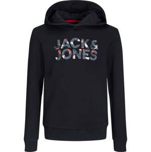 Jack & Jones Junior Mikina khaki / černá