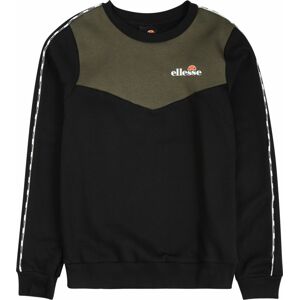 ELLESSE Mikina 'Conal' khaki / černá / bílá