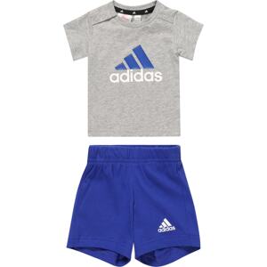 ADIDAS SPORTSWEAR Tepláková souprava královská modrá / šedý melír / bílá