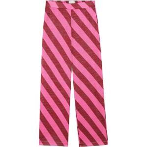 Scalpers Kalhoty pink / karmínově červené