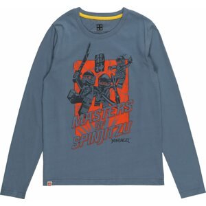 LEGO® kidswear Tričko chladná modrá / červená / černá