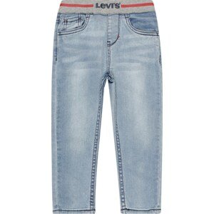 LEVI'S Džíny 'LVB PULL-ON SKINNY JEAN' modrá / světlemodrá / šedý melír / červená